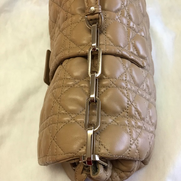 💯 authentic Dior new lock medium lamb natural - Picture 11 of 16